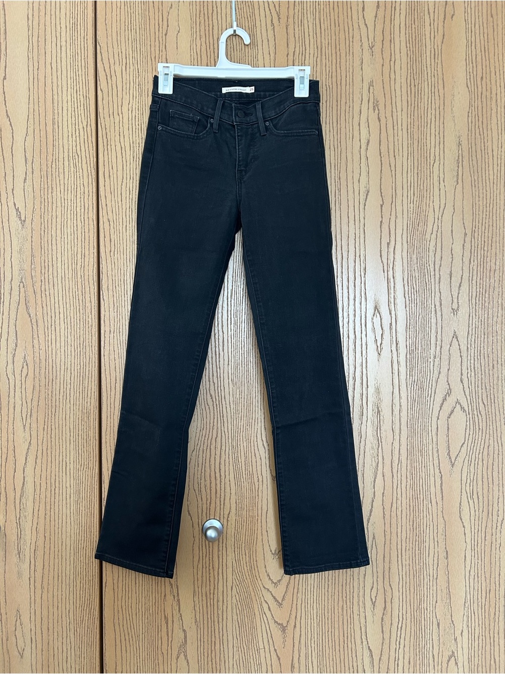 Black Women’s Straight-Leg Jeans